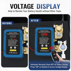 240A Remote Battery Disconnect Switch with Voltmeter – 12V/24V